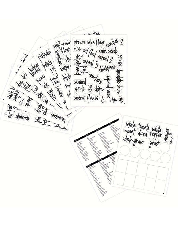 Home Edit Labels Seasoning Labels For Containers Organization Stickers