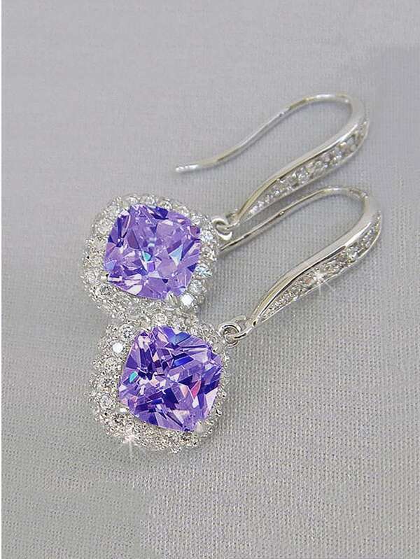 Gorgeous Cubic Zirconia Drop Earrings