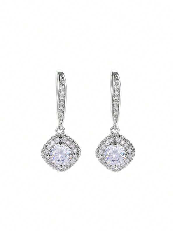 Gorgeous Cubic Zirconia Drop Earrings