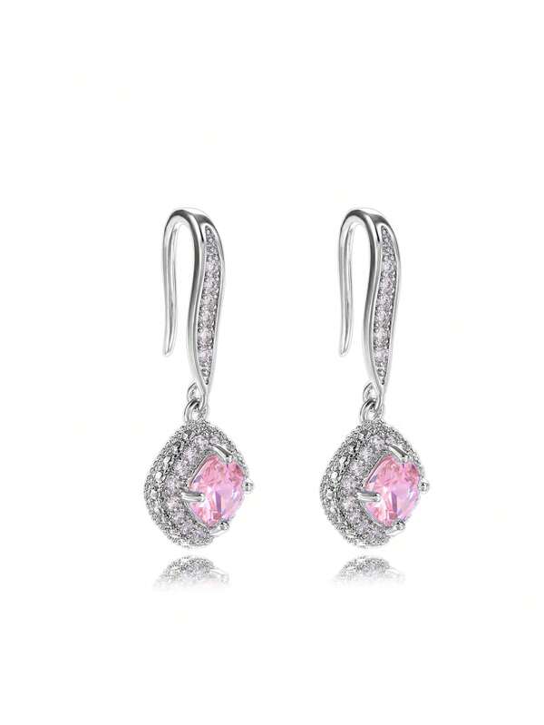 Gorgeous Cubic Zirconia Drop Earrings