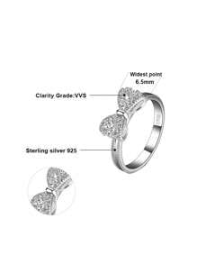 Exquisite Bowknot Rhinestone Ring