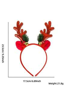 Cute Reindeer Antler Headband – Christmas Party Hair Accessory & Holiday Essentia