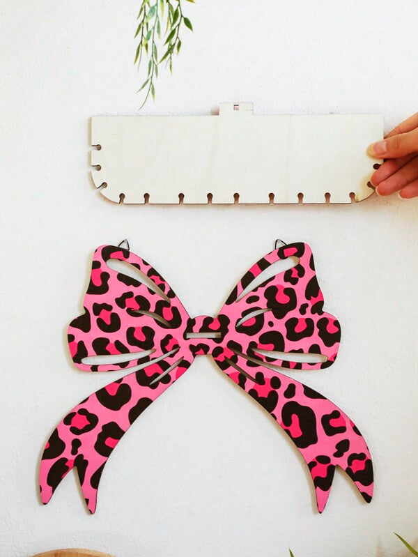 Bow-Shaped Wall-Mounted Jewelry Display Shelves