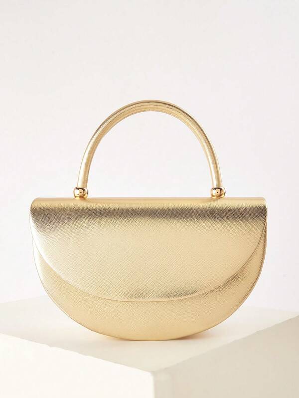 Elegant Ladies Clutch Bag – Minimalist Luxury Handbag with Chain for Party