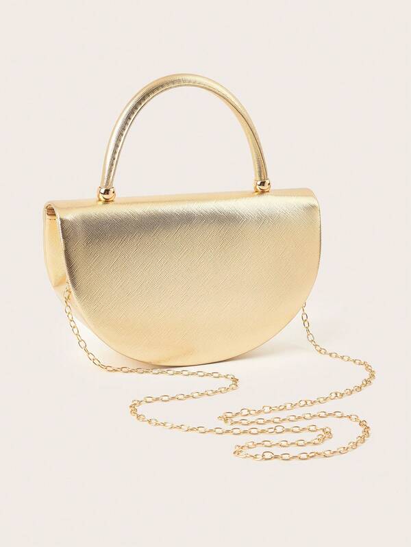 Elegant Ladies Clutch Bag – Minimalist Luxury Handbag with Chain for Party