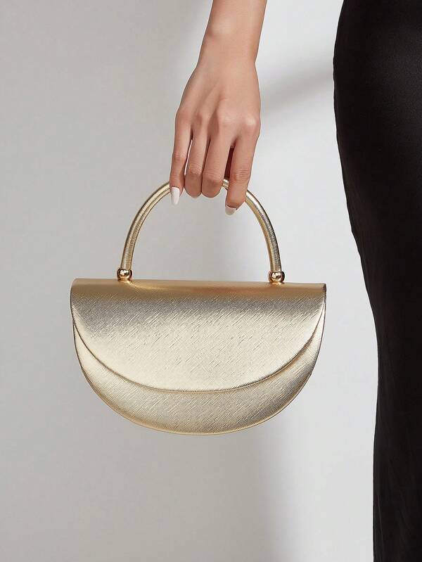 Elegant Ladies Clutch Bag – Minimalist Luxury Handbag with Chain for Party