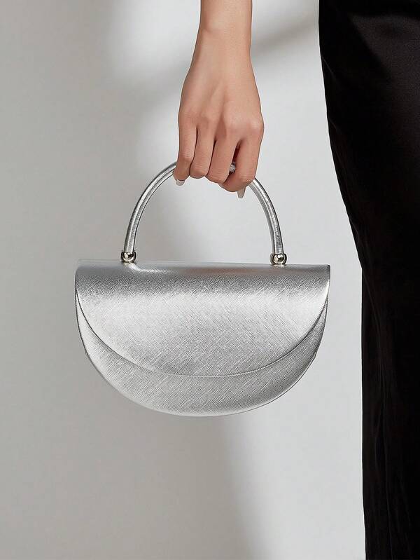 Elegant Ladies Clutch Bag – Minimalist Luxury Handbag with Chain for Party