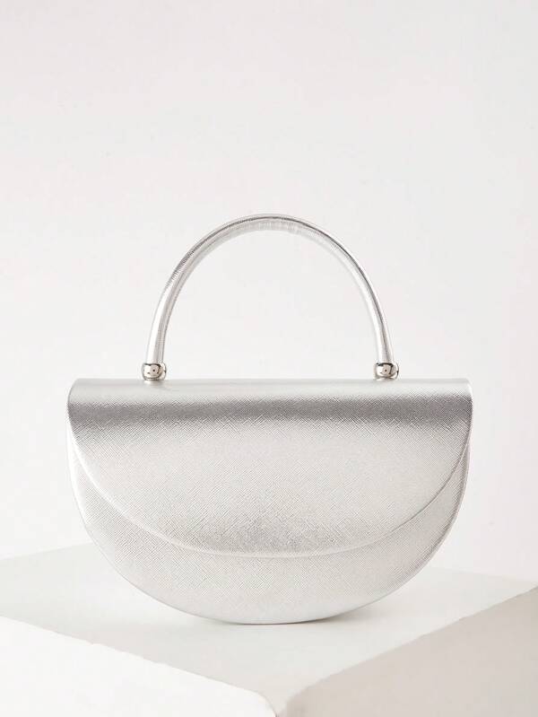 Elegant Ladies Clutch Bag – Minimalist Luxury Handbag with Chain for Party