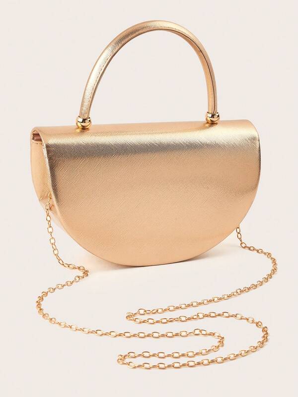 Elegant Ladies Clutch Bag – Minimalist Luxury Handbag with Chain for Party