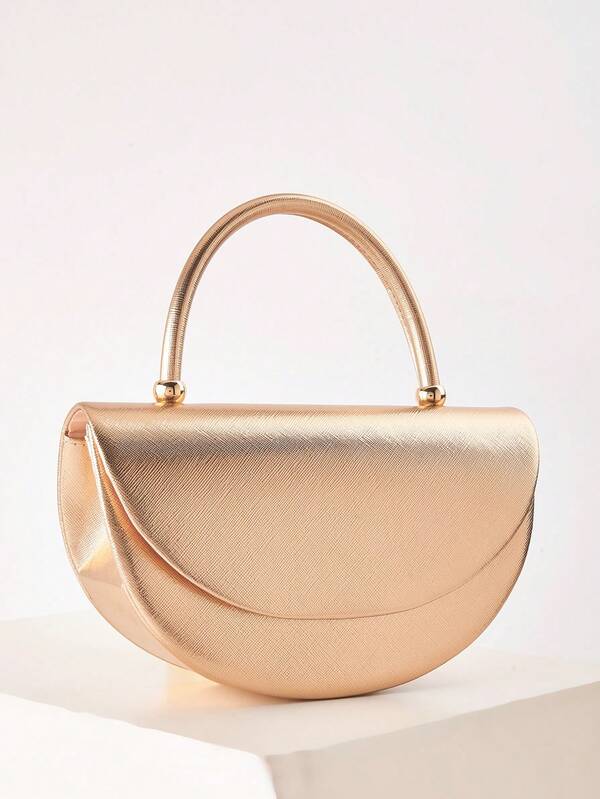 Elegant Ladies Clutch Bag – Minimalist Luxury Handbag with Chain for Party