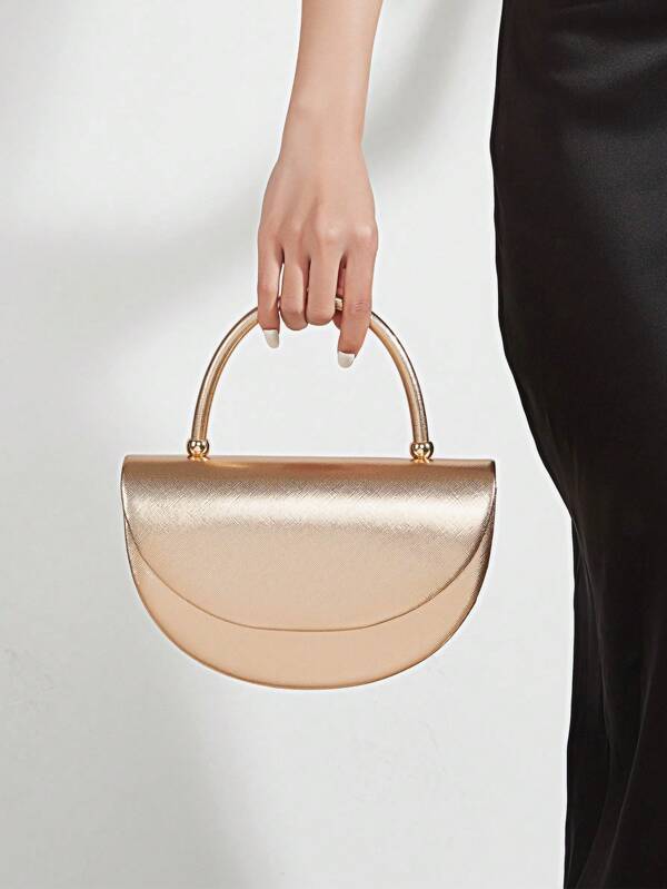 Elegant Ladies Clutch Bag – Minimalist Luxury Handbag with Chain for Party