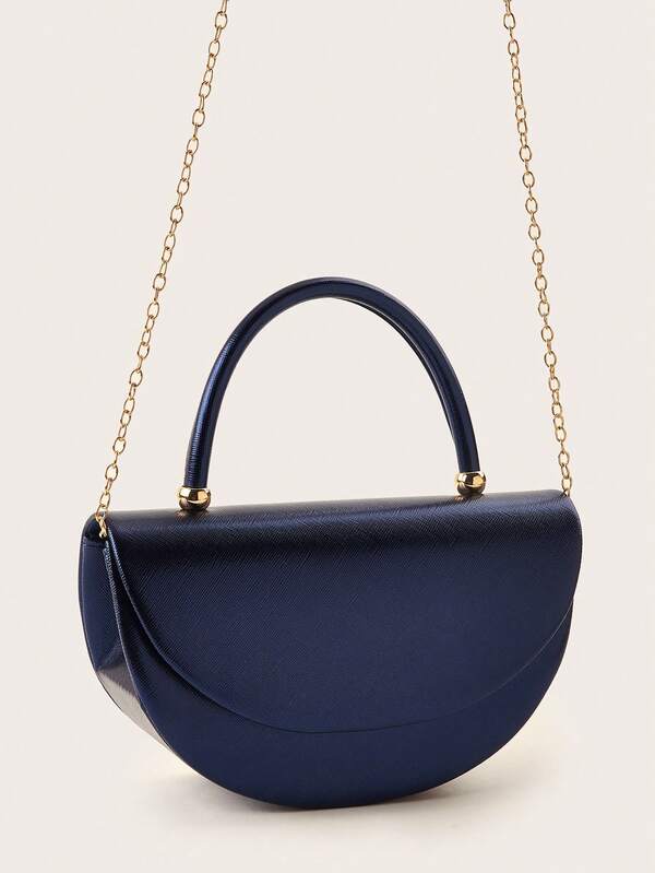 Elegant Ladies Clutch Bag – Minimalist Luxury Handbag with Chain for Party