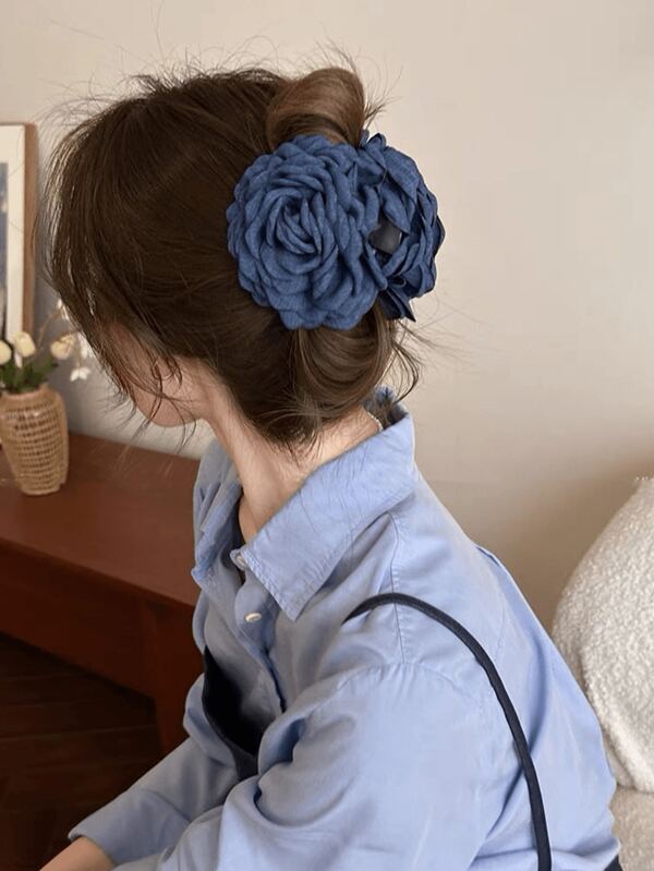 Elegant Hair Claws, Flower Hair Claws