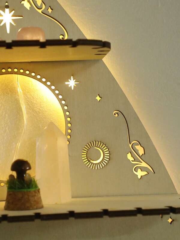 Moon Phase Crystal Shelf