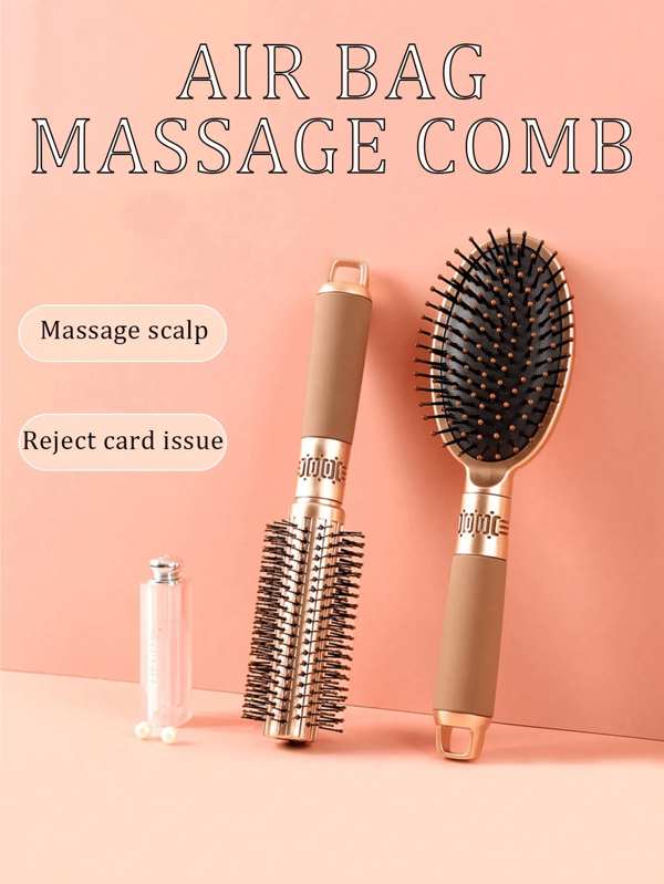 PiecesHair Brush And Comb Set Paddle Brush Smoothing Hair Brush