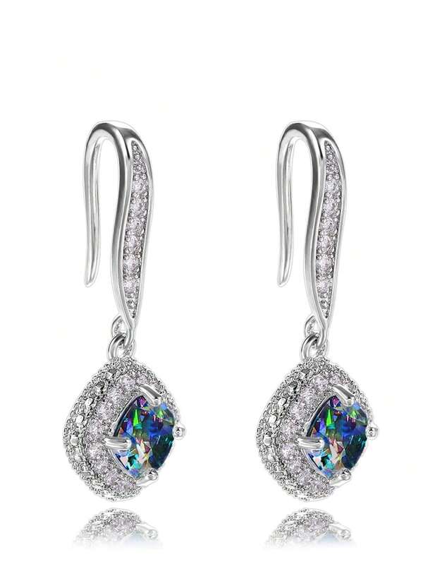 Gorgeous Cubic Zirconia Drop Earrings