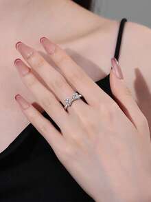 Exquisite Bowknot Rhinestone Ring