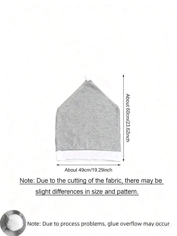 Christmas Chair Covers – Red Santa Hat Chair Back Slipcovers