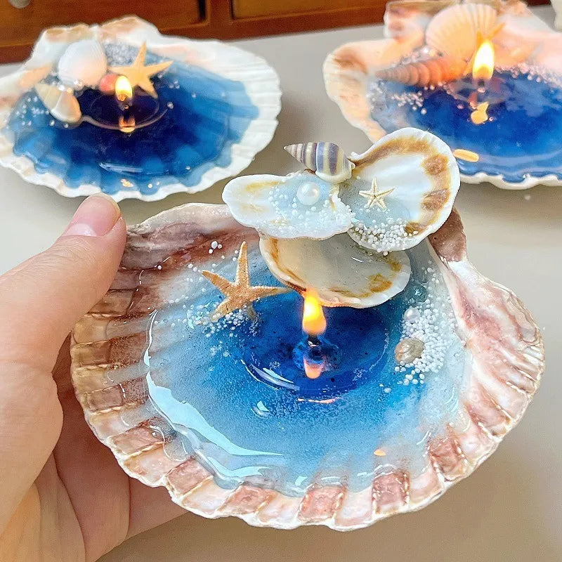 Shell Aromatherapy Candle Romantic Mood DIY Home Decoration
